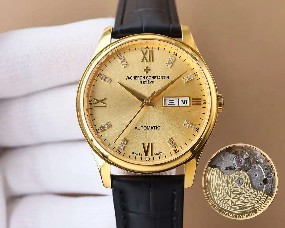 General Watches Vacheron Constantin Watch Jiang@Dun men's watch with original fully automatic mechanical movement, top-grade 316 stainless steel case and strap, mineral super mirror, diameter 40mm KK04550 view 6