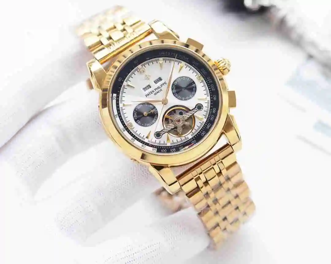 General Watches Patek Philippe Watch Men's Watch Paired with Original Fully Automatic Mechanical Movement Top Grade 316 Precision Steel Case Case with Mineral Super Strong Mirror Diameter 42mm KK04250 view 4