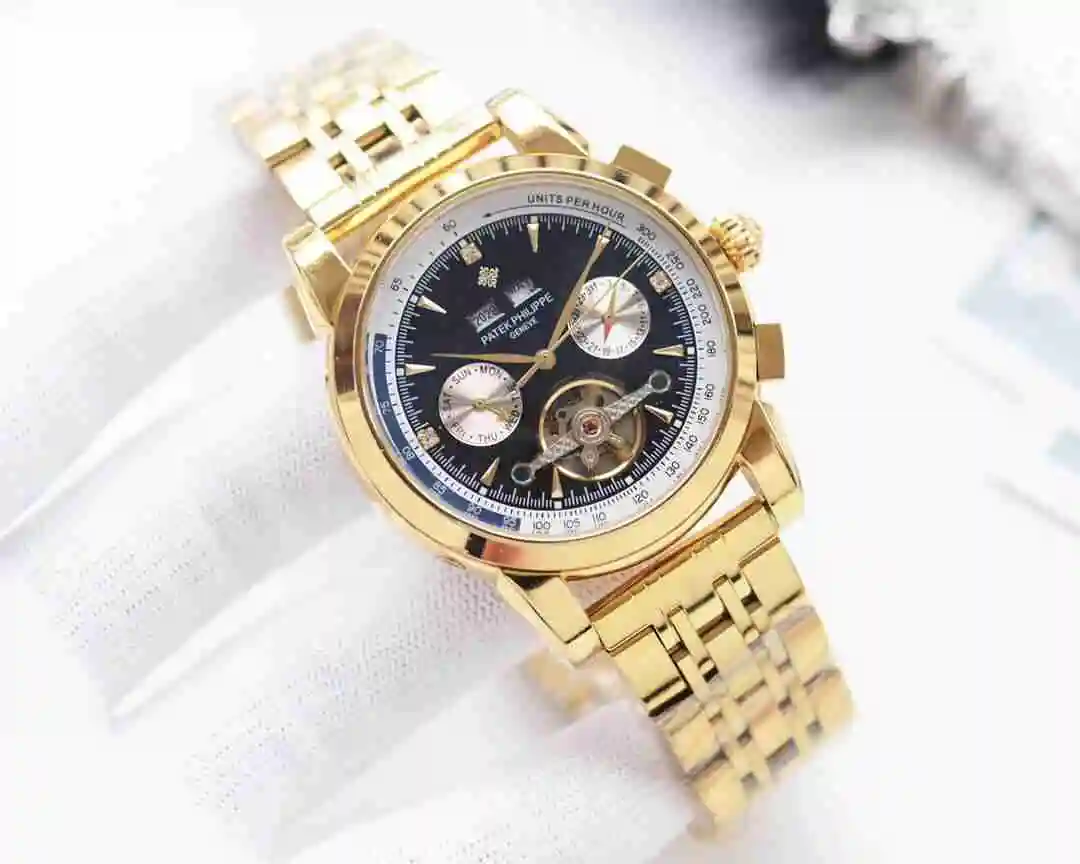 General Watches Patek Philippe Watch Men's Watch Paired with Original Fully Automatic Mechanical Movement Top Grade 316 Precision Steel Case Case with Mineral Super Strong Mirror Diameter 42mm KK04250 view 8