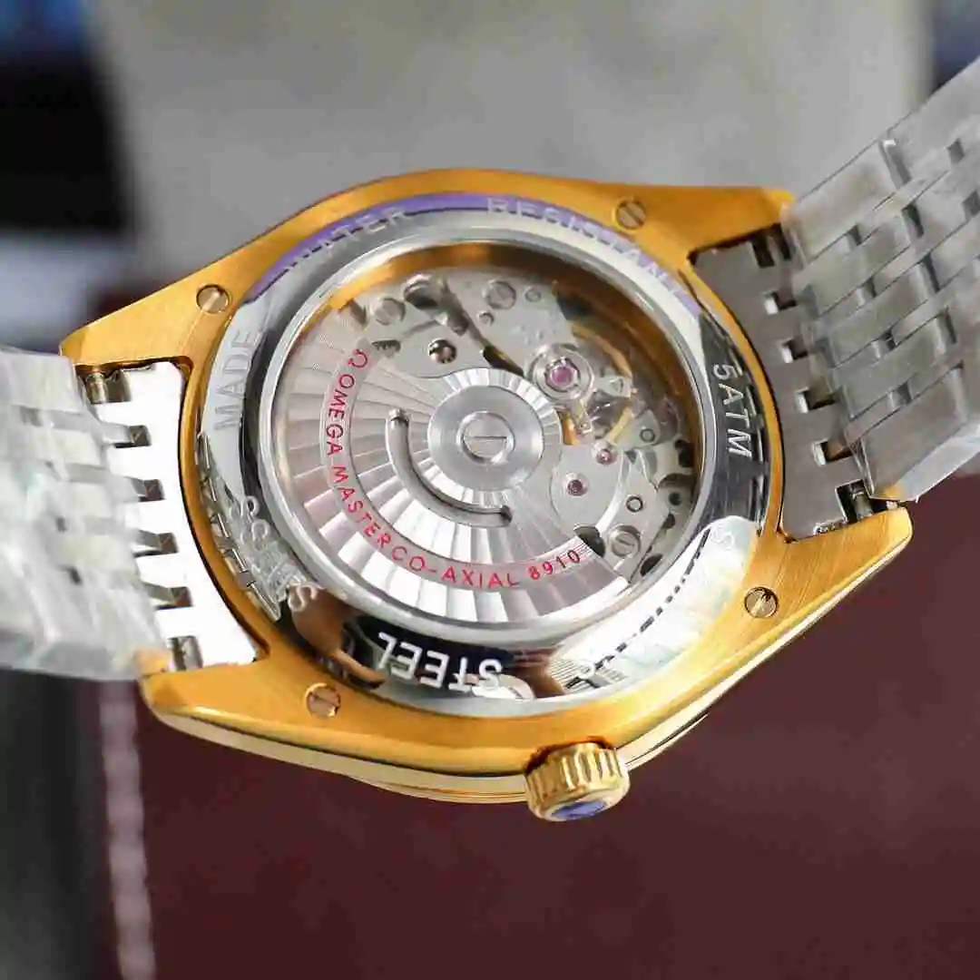 General Watches Omega Watch Men's Watch Paired with Original Fully Automatic Mechanical Movement Top Grade 316 Precision Steel Case with Mineral Super Strong Mirror Diameter 40mm KK05450 view 3
