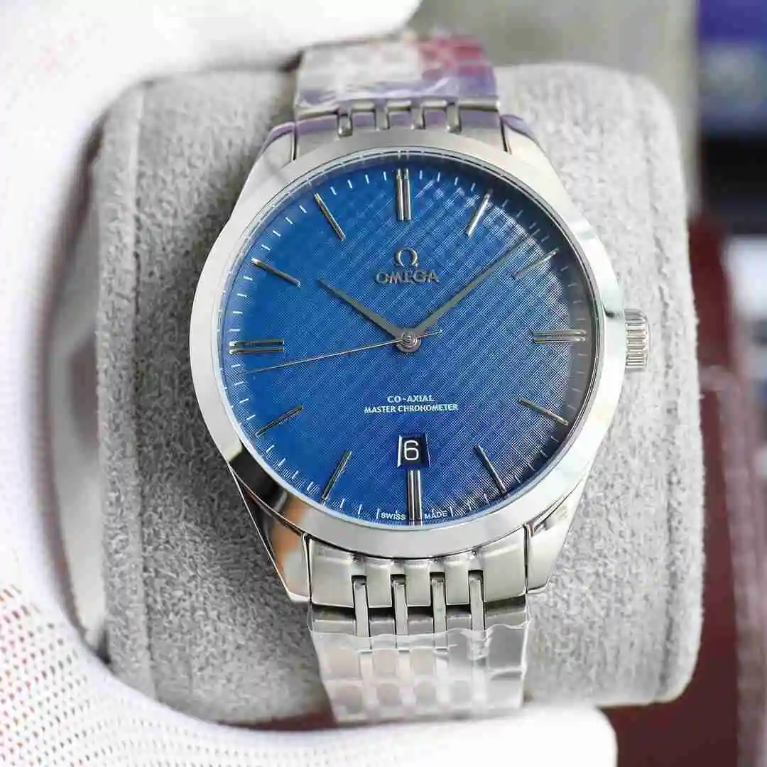 General Watches Omega Watch Men's Watch Paired with Original Fully Automatic Mechanical Movement Top Grade 316 Precision Steel Case with Mineral Super Strong Mirror Diameter 40mm KK05450 view 9
