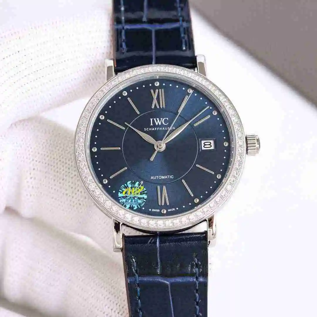 General Watches IWC Wanguo Watch Women's Watch Paired with Original Fully Automatic Mechanical Movement Top Grade 316 Precision Steel Case with Mineral Super Strong Mirror Diameter 37mm kk09800 1 view 5