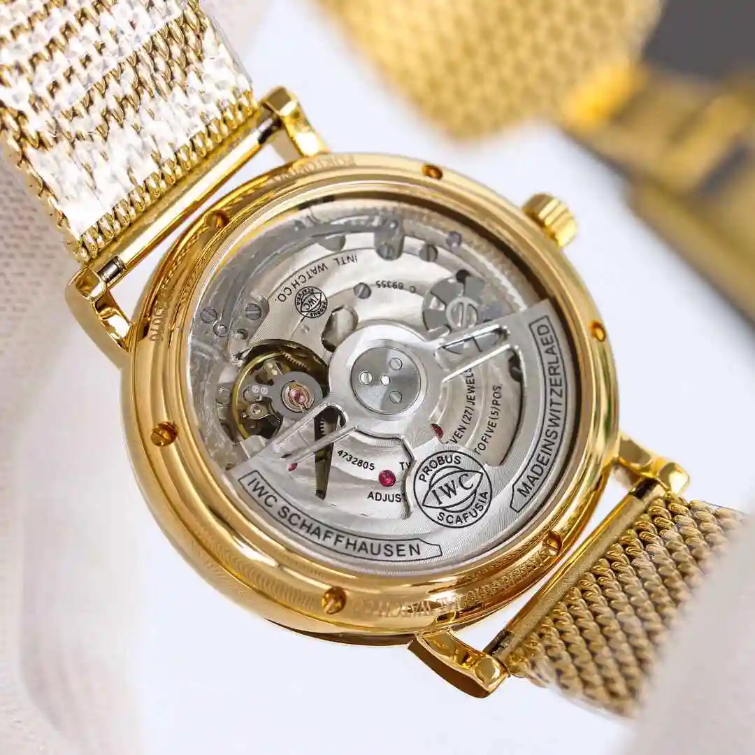 General Watches IWC Wanguo Watch Men's Watch Paired with Original Fully Automatic Mechanical Movement Top Grade 316 Precision Steel Case with Mineral Super Strong Mirror Diameter 40mm KK view 3