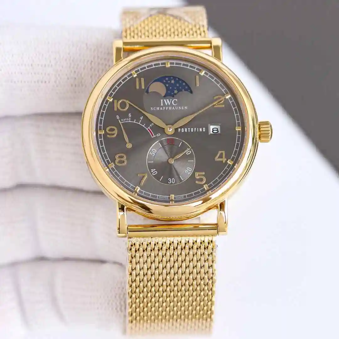 General Watches IWC Wanguo Watch Men's Watch Paired with Original Fully Automatic Mechanical Movement Top Grade 316 Precision Steel Case with Mineral Super Strong Mirror Diameter 40mm KK view 5
