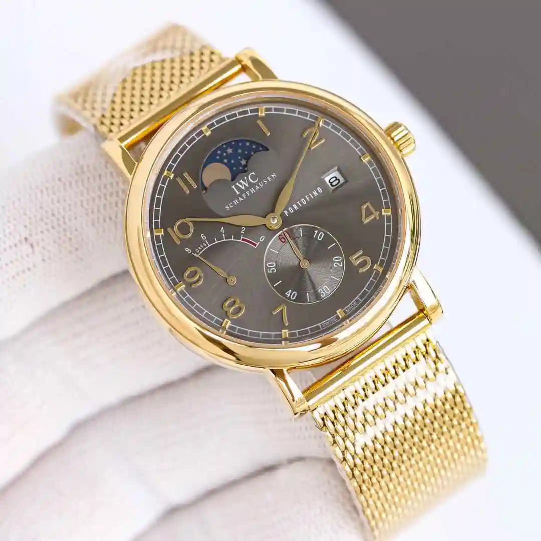 General Watches IWC Wanguo Watch Men's Watch Paired with Original Fully Automatic Mechanical Movement Top Grade 316 Precision Steel Case with Mineral Super Strong Mirror Diameter 40mm KK view 6