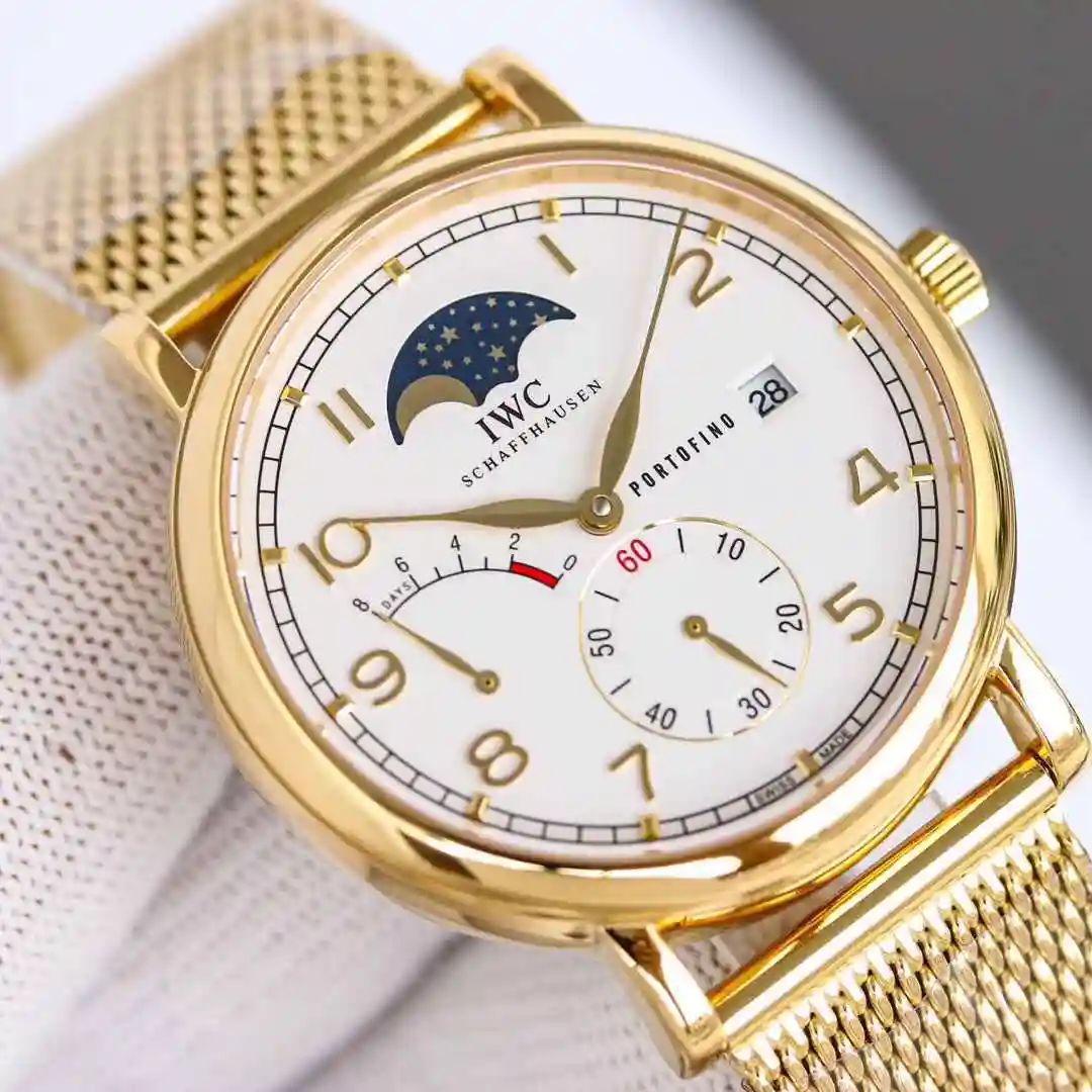 General Watches IWC Wanguo Watch Men's Watch Paired with Original Fully Automatic Mechanical Movement Top Grade 316 Precision Steel Case with Mineral Super Strong Mirror Diameter 40mm KK view 7