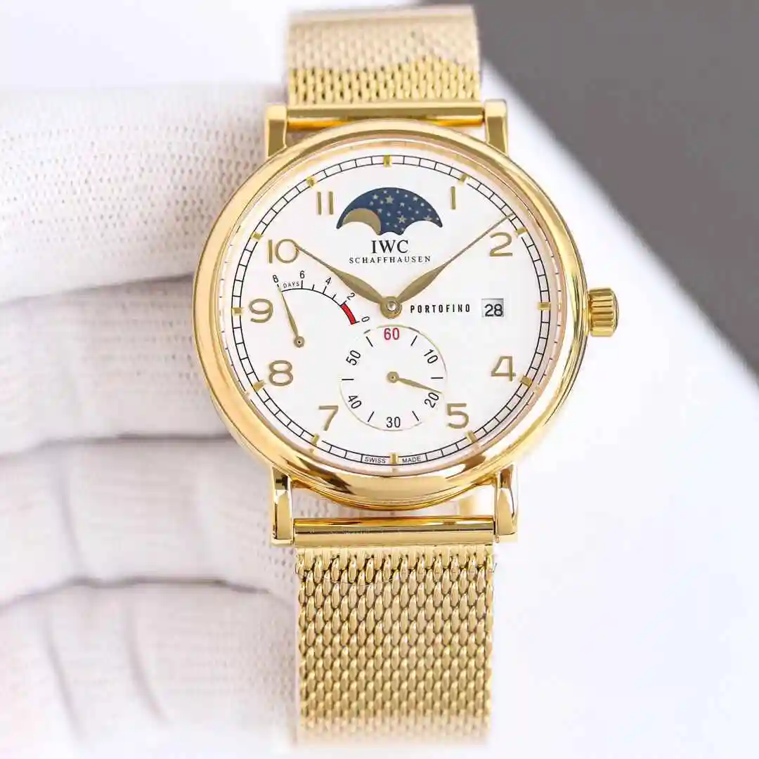 General Watches IWC Wanguo Watch Men's Watch Paired with Original Fully Automatic Mechanical Movement Top Grade 316 Precision Steel Case with Mineral Super Strong Mirror Diameter 40mm KK view 8