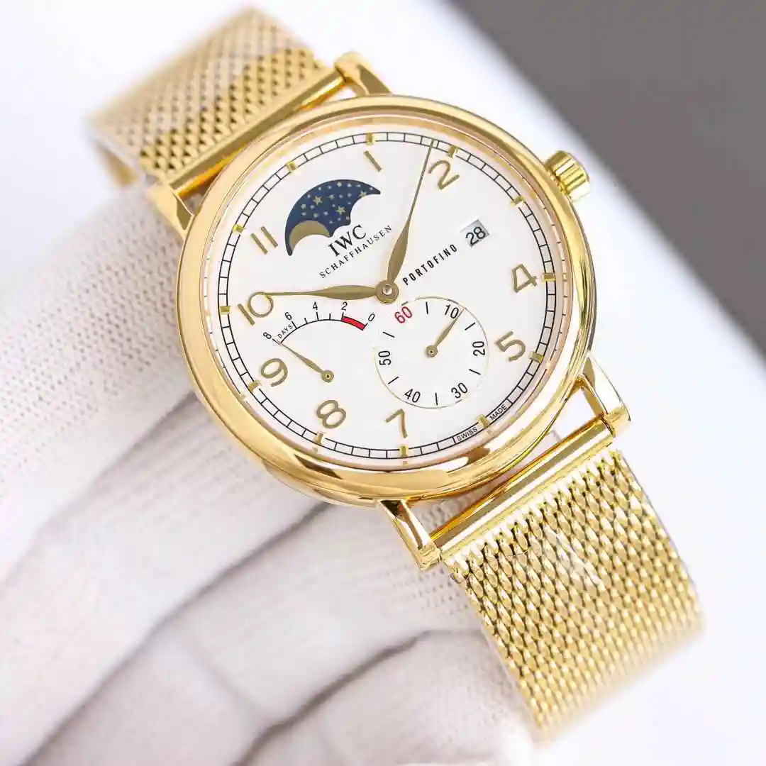 General Watches IWC Wanguo Watch Men's Watch Paired with Original Fully Automatic Mechanical Movement Top Grade 316 Precision Steel Case with Mineral Super Strong Mirror Diameter 40mm KK view 9