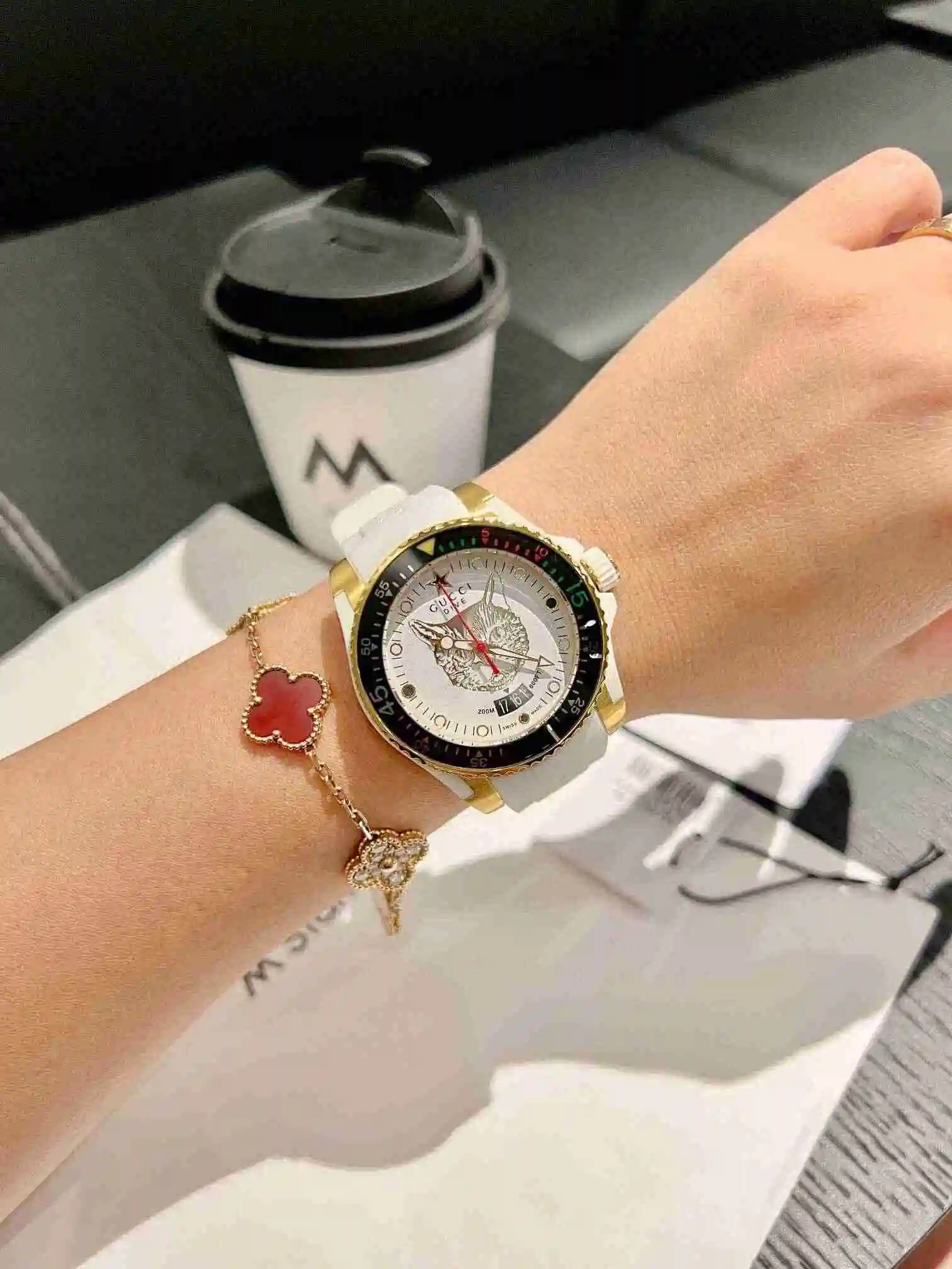 General Watches GUCCI Gucci Watch Couple Watch Paired with Original Fully Automatic Mechanical Movement Top grade 316 Precision Steel Case Case with Mineral Super Strong Mirror Diameter 40mm KK03250 2 view 5