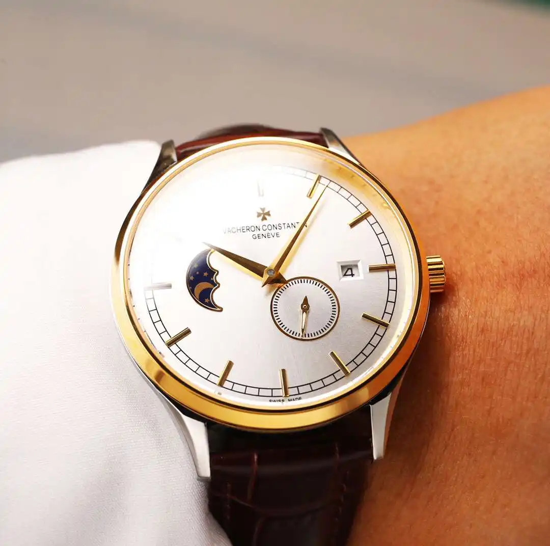 General Watches Vacheron Constantin @Denton watch men's watch with original fully automatic mechanical movement top 316 stainless steel case strap mineral super mirror diameter 40mm KK05850 1 view 5