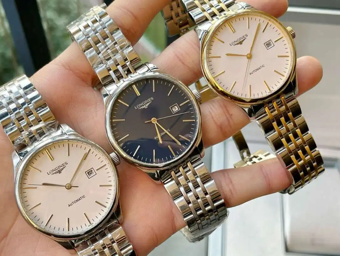 General Watches Watch, men's watch with original fully automatic mechanical movement, top-grade 316 stainless steel case and strap, mineral super mirror, diameter 40cm KK04050 view 3