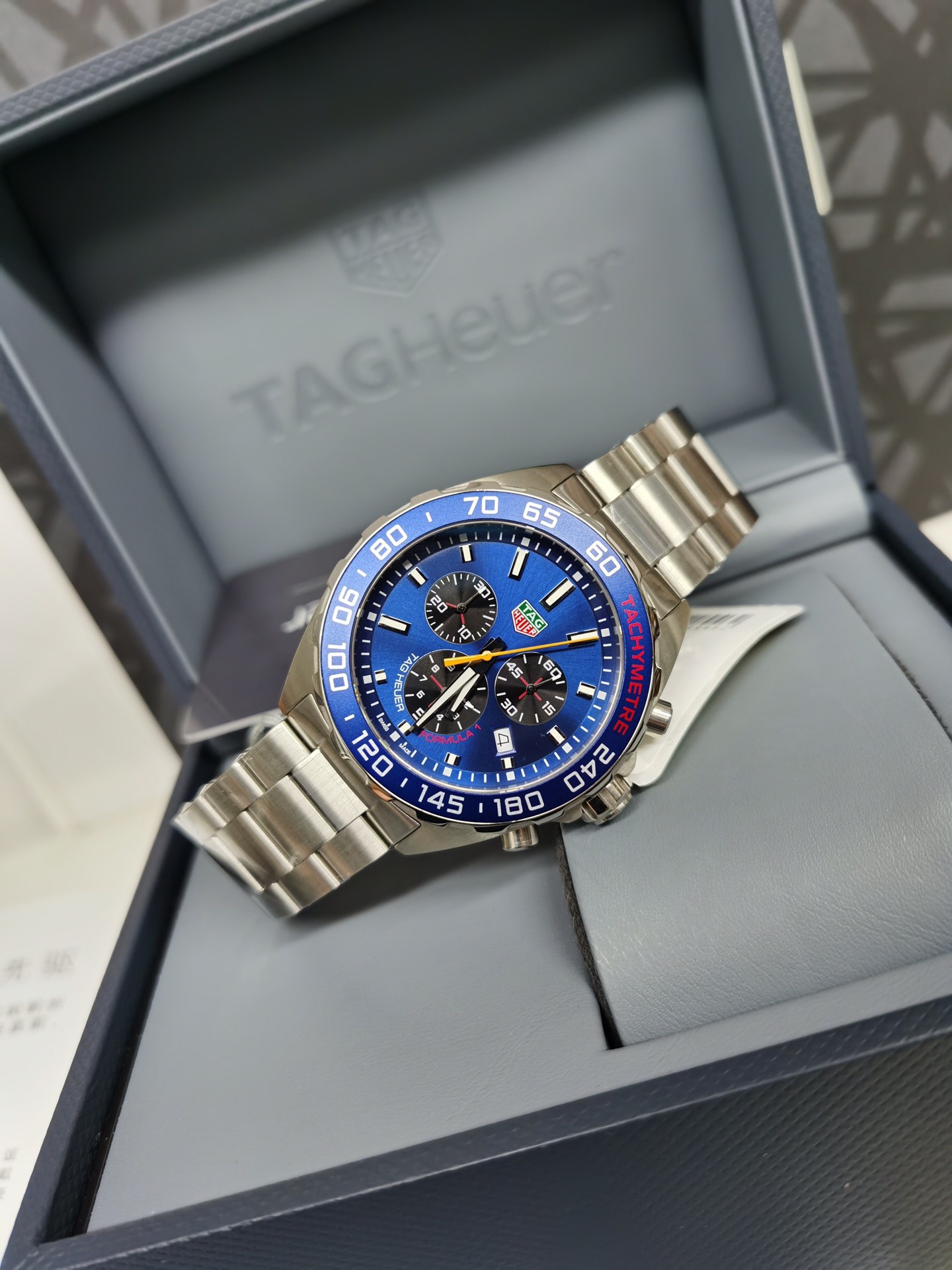 TAG Heuer Stainless Steel Quartz 43mm Watch view 1