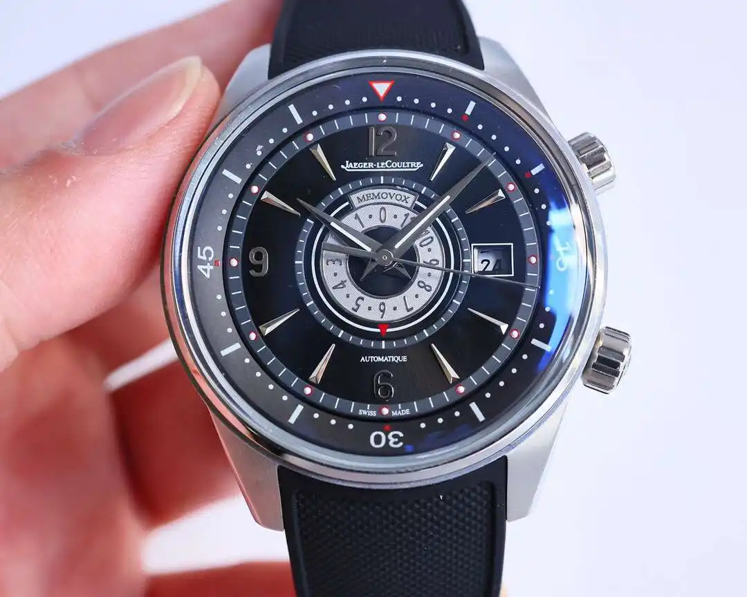 General Watches Jaeger-LeCoultre watch men's watch with original fully automatic mechanical movement top 316 stainless steel case strap mineral super mirror diameter 42mm KK011500 view 9