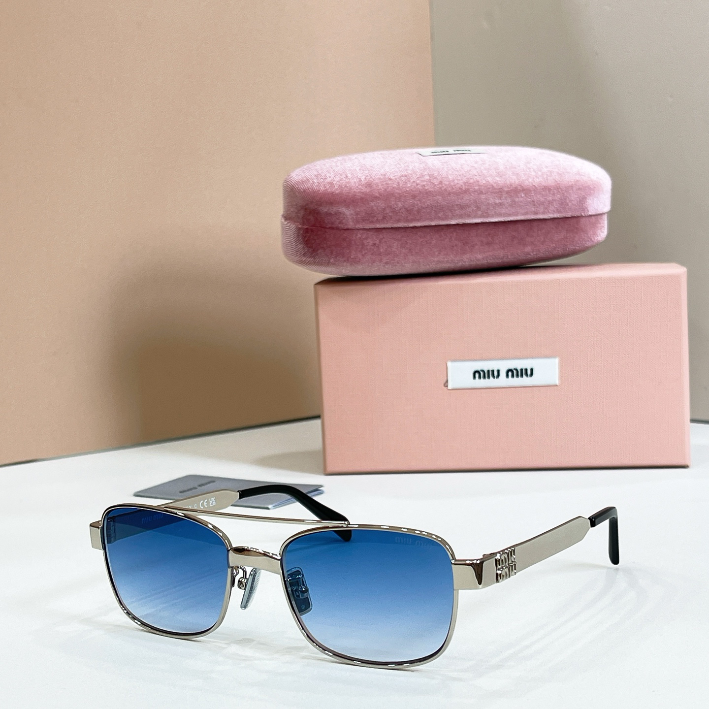 Miu Miu MIU M EL: SMUC52 Size 56-19-135 Sunglasses view 6
