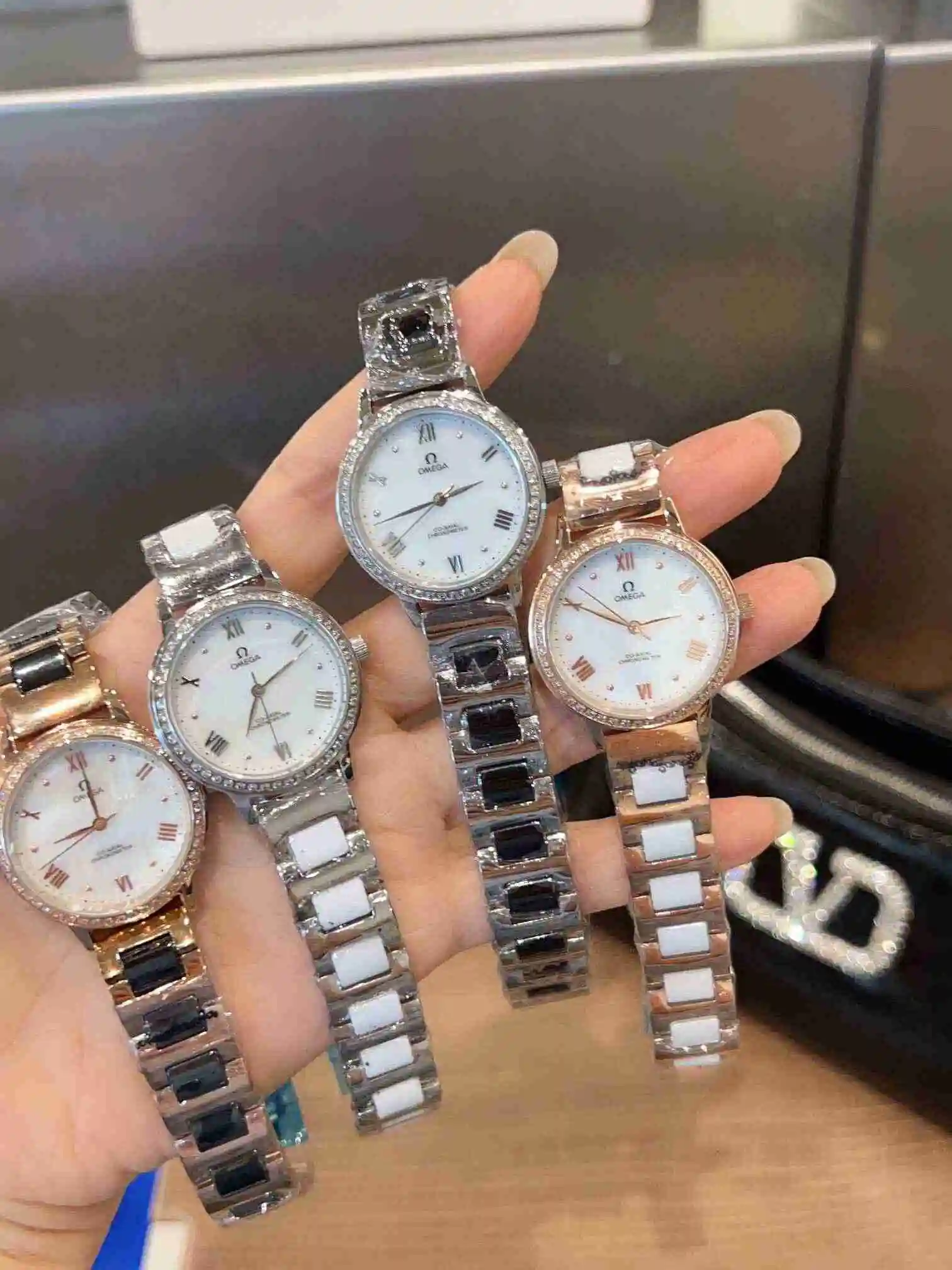 General Watches OMEGA Omega Watch Women's Watch Paired with Original Fully Automatic Mechanical Movement Top Grade 316 Precision Steel Case with Mineral Super Strong Mirror Diameter 30mm KK02450 view 2