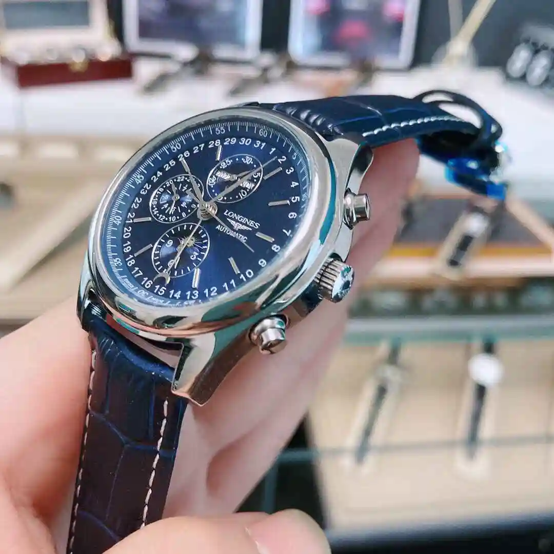 General Watches Longines Watch Men's Watch Paired with Original Fully Automatic Mechanical Movement Top Grade 316 Precision Steel Case with Mineral Super Strong Mirror Diameter 40mm KK02850 1 view 2