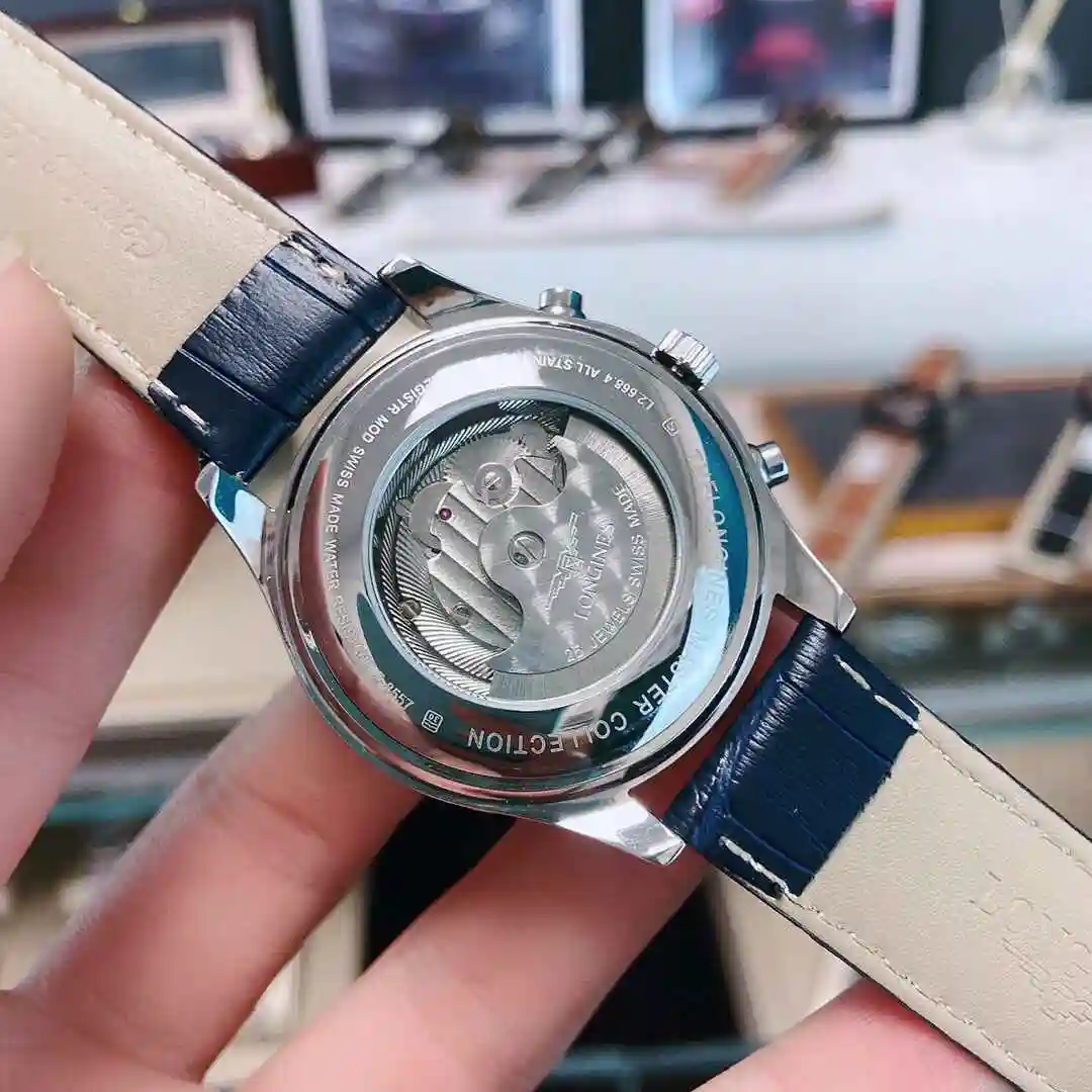 General Watches Longines Watch Men's Watch Paired with Original Fully Automatic Mechanical Movement Top Grade 316 Precision Steel Case with Mineral Super Strong Mirror Diameter 40mm KK02850 1 view 4