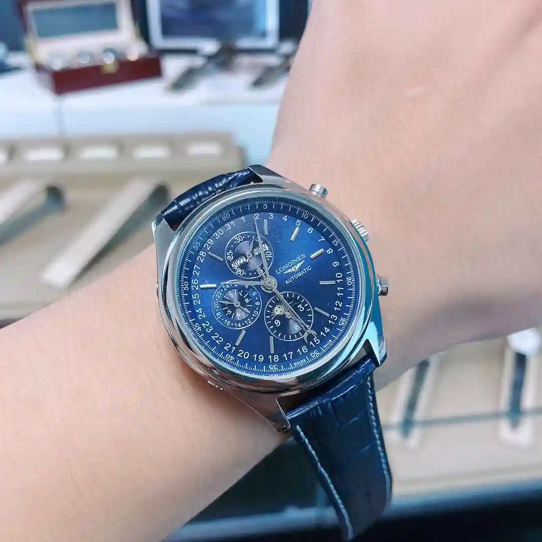 General Watches Longines Watch Men's Watch Paired with Original Fully Automatic Mechanical Movement Top Grade 316 Precision Steel Case with Mineral Super Strong Mirror Diameter 40mm KK02850 1 view 5