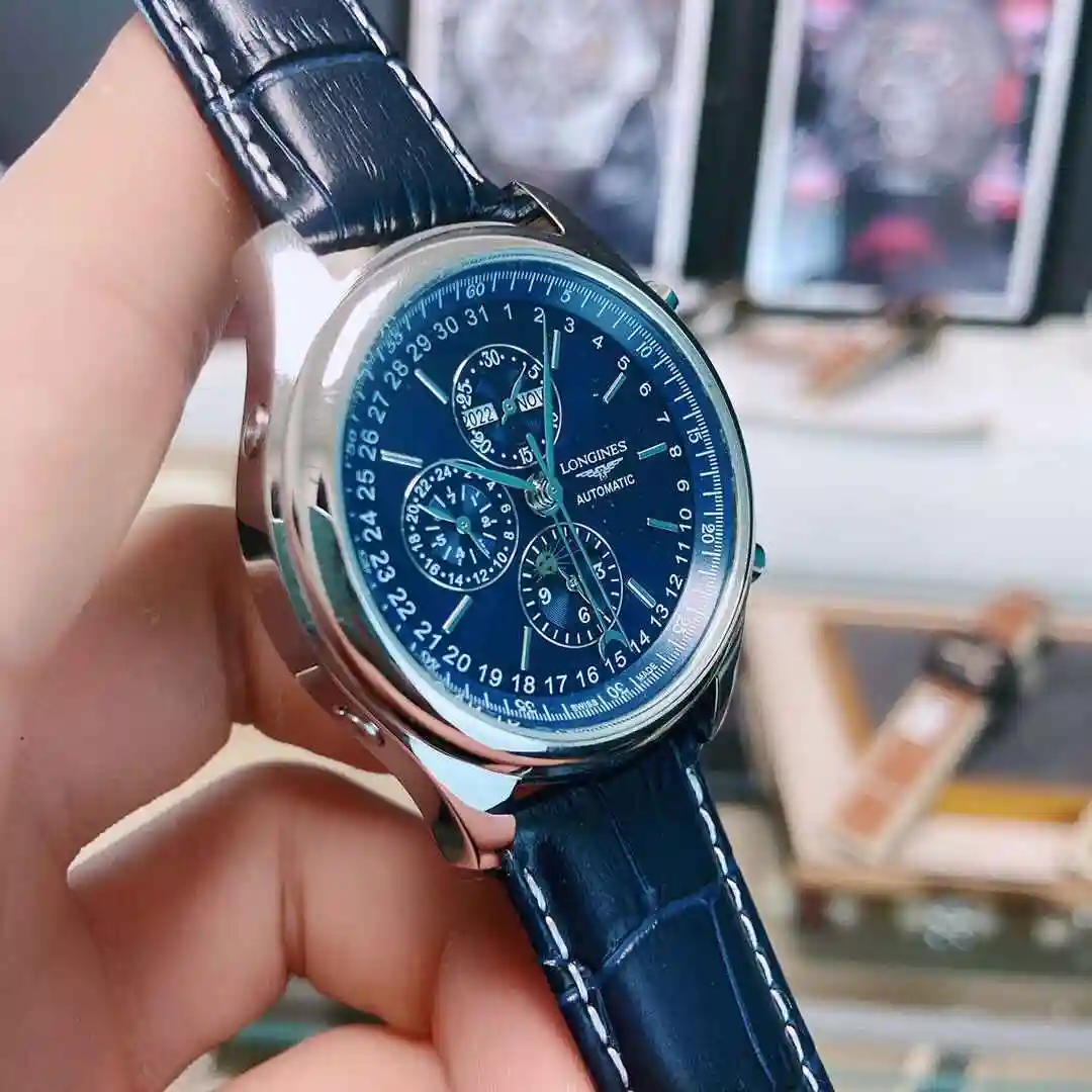 General Watches Longines Watch Men's Watch Paired with Original Fully Automatic Mechanical Movement Top Grade 316 Precision Steel Case with Mineral Super Strong Mirror Diameter 40mm KK02850 1 view 7