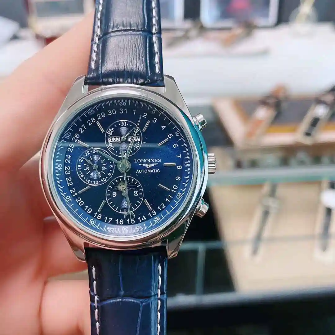 General Watches Longines Watch Men's Watch Paired with Original Fully Automatic Mechanical Movement Top Grade 316 Precision Steel Case with Mineral Super Strong Mirror Diameter 40mm KK02850 1 view 8