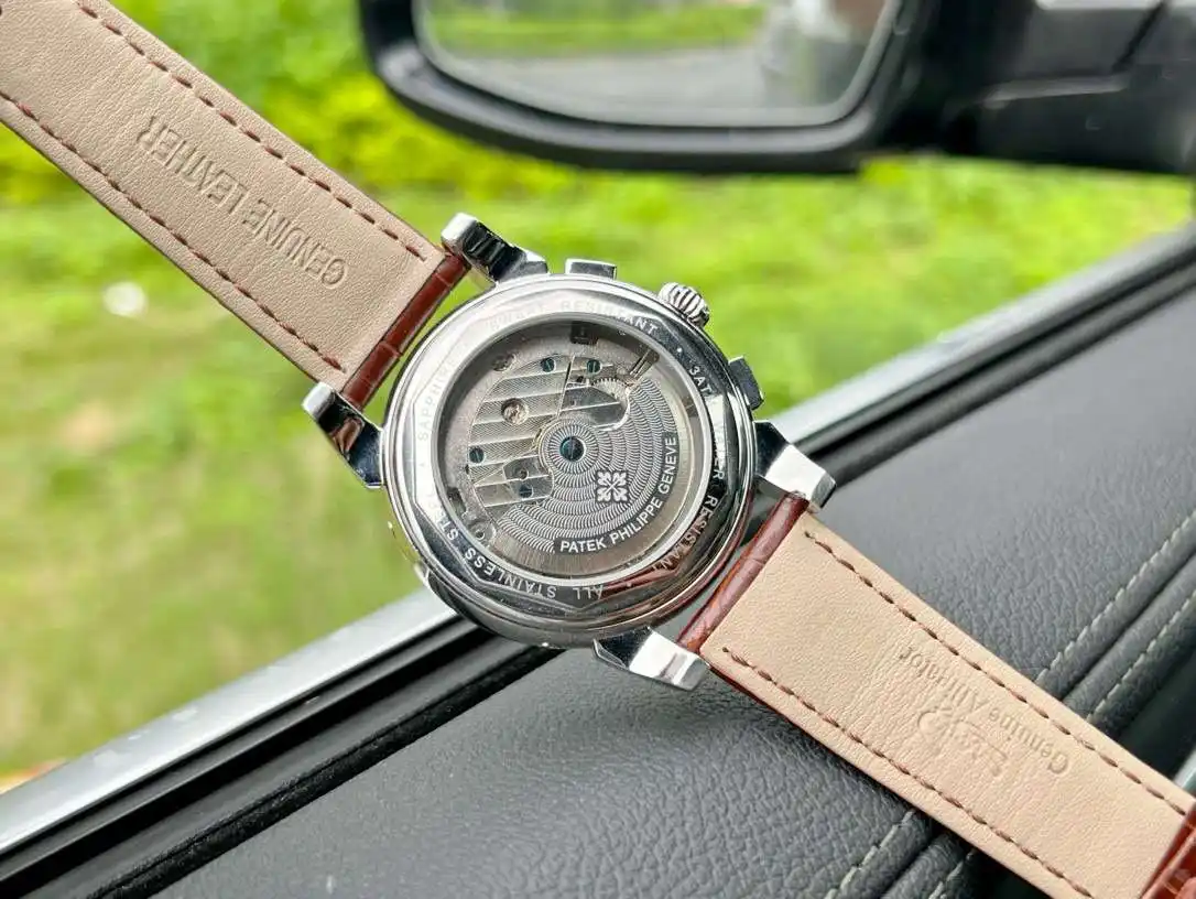 General Watches Watch Men's watch with original fully automatic mechanical movement, top-grade 316 stainless steel case and strap, mineral super mirror, diameter 42cm KK04850 1 view 3