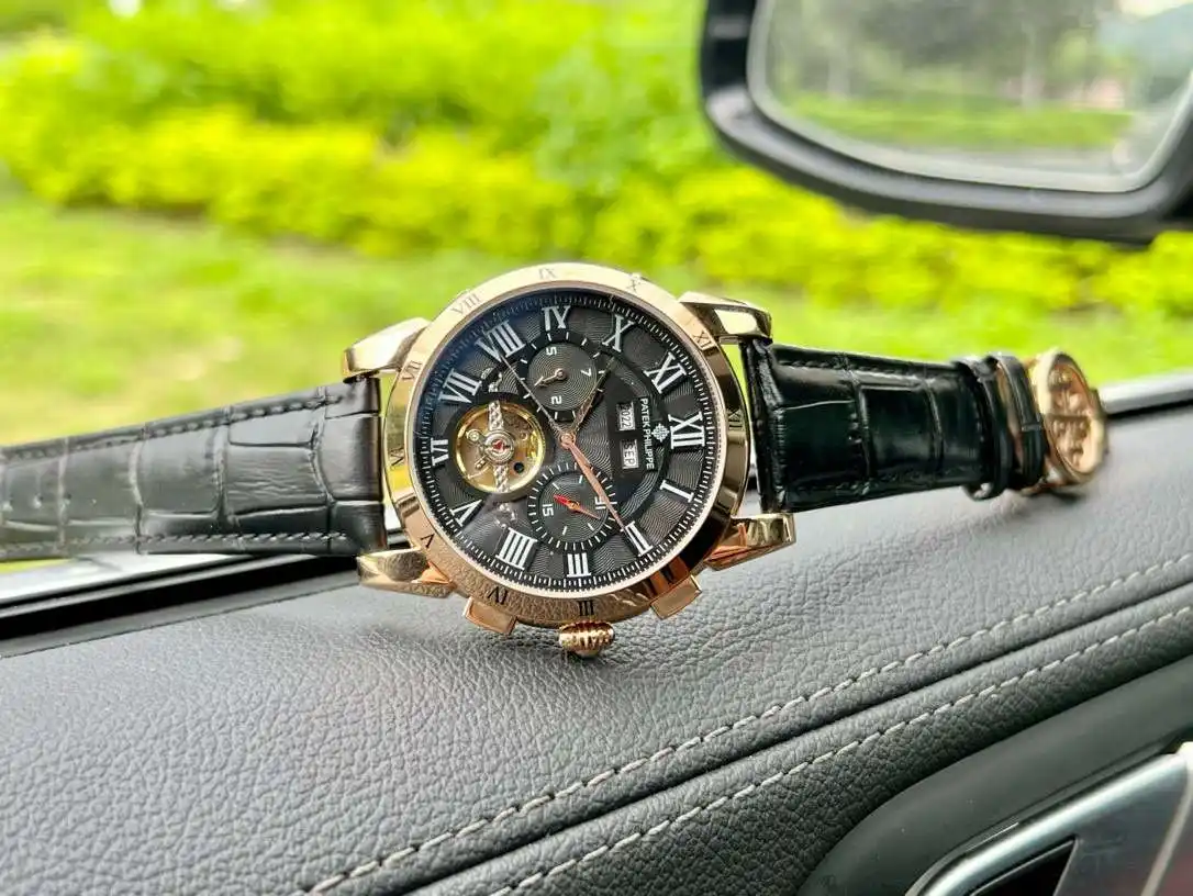 General Watches Watch Men's watch with original fully automatic mechanical movement, top-grade 316 stainless steel case and strap, mineral super mirror, diameter 42cm KK04850 1 view 8