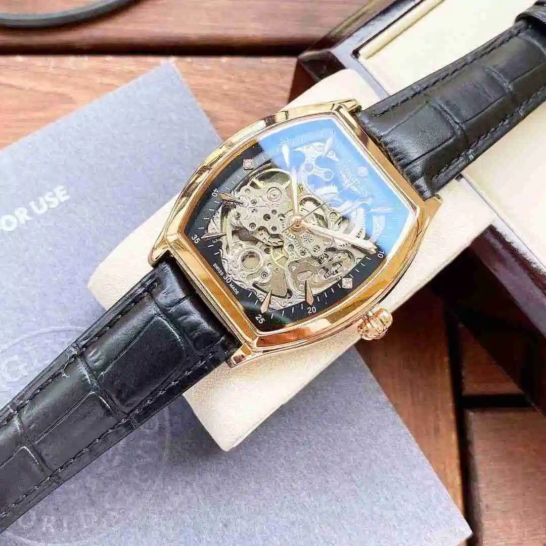 General Watches Longines Watch Men's Watch Paired with Original Fully Automatic Mechanical Movement Top Grade 316 Precision Steel Case with Mineral Super Strong Mirror Diameter 42mm KK04950 2 view 3