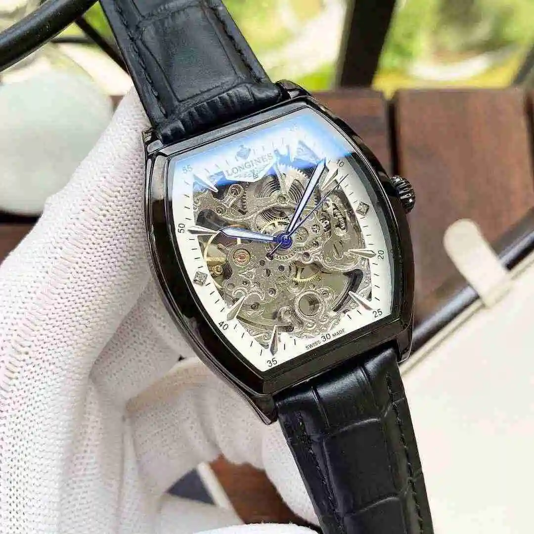 General Watches Longines Watch Men's Watch Paired with Original Fully Automatic Mechanical Movement Top Grade 316 Precision Steel Case with Mineral Super Strong Mirror Diameter 42mm KK04950 2 view 6