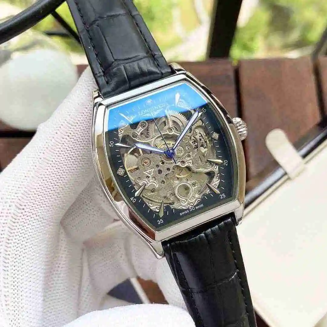 General Watches Longines Watch Men's Watch Paired with Original Fully Automatic Mechanical Movement Top Grade 316 Precision Steel Case with Mineral Super Strong Mirror Diameter 42mm KK04950 2 view 7