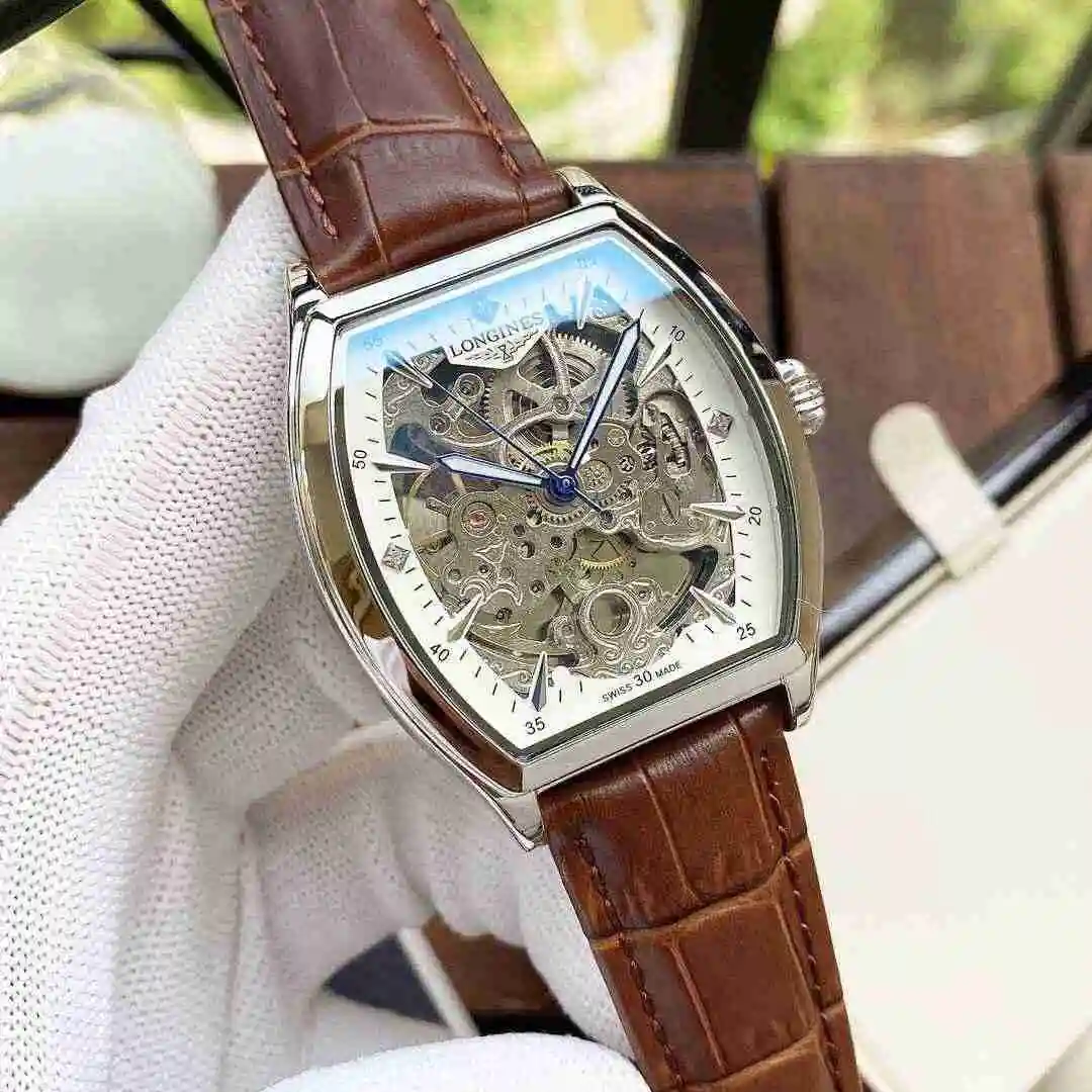 General Watches Longines Watch Men's Watch Paired with Original Fully Automatic Mechanical Movement Top Grade 316 Precision Steel Case with Mineral Super Strong Mirror Diameter 42mm KK04950 2 view 8