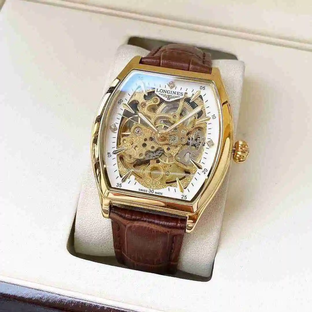 General Watches Longines Watch Men's Watch Paired with Original Fully Automatic Mechanical Movement Top Grade 316 Precision Steel Case with Mineral Super Strong Mirror Diameter 42mm KK04950 2 view 9
