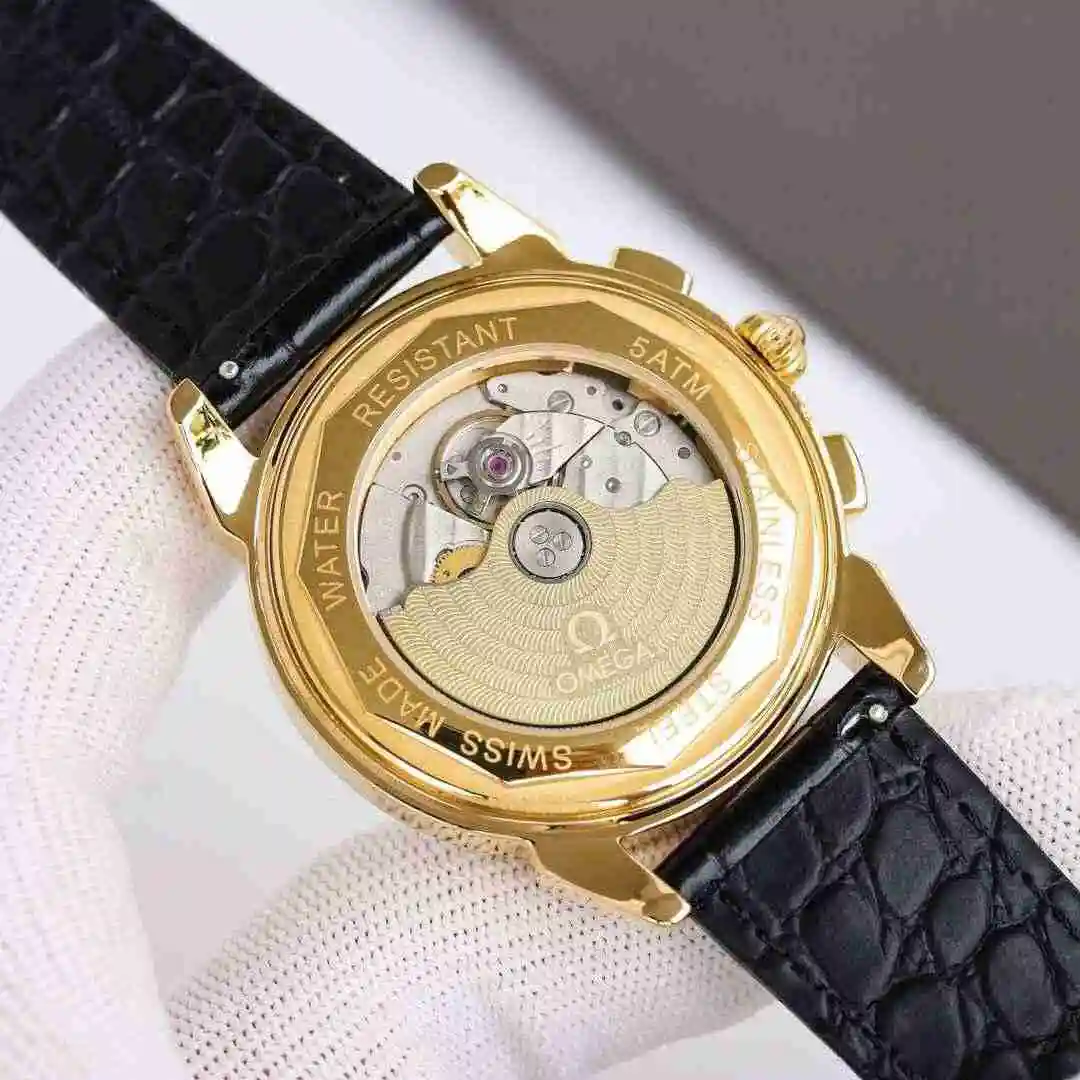 General Watches Omega Watch Men's Watch Paired with Original Fully Automatic Mechanical Movement Top Grade 316 Precision Steel Case with Mineral Super Strong Mirror Diameter 40mm KK view 3