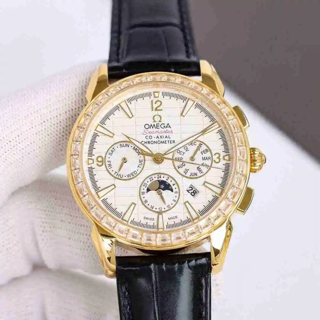 General Watches Omega Watch Men's Watch Paired with Original Fully Automatic Mechanical Movement Top Grade 316 Precision Steel Case with Mineral Super Strong Mirror Diameter 40mm KK view 4
