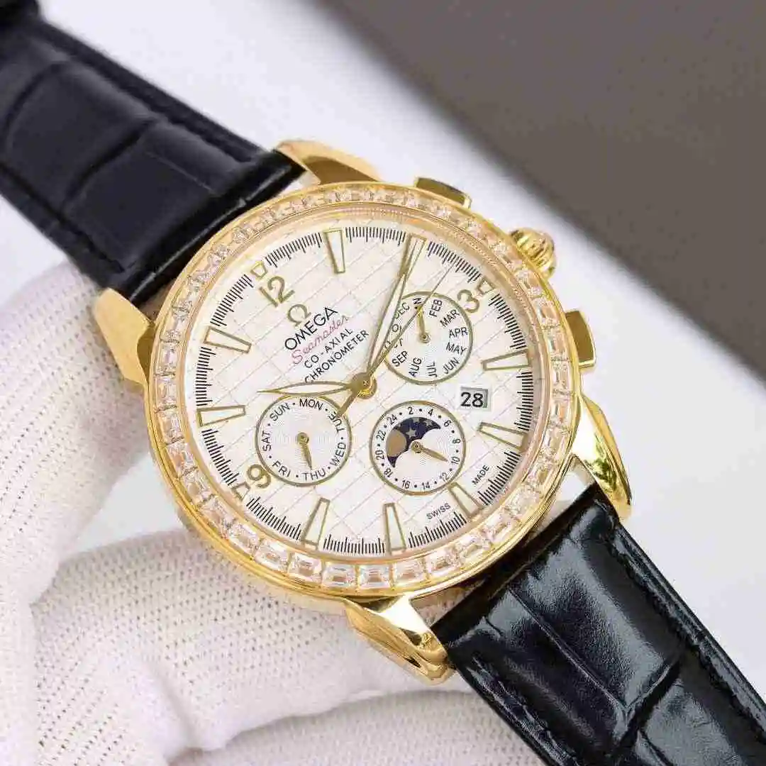 General Watches Omega Watch Men's Watch Paired with Original Fully Automatic Mechanical Movement Top Grade 316 Precision Steel Case with Mineral Super Strong Mirror Diameter 40mm KK view 5