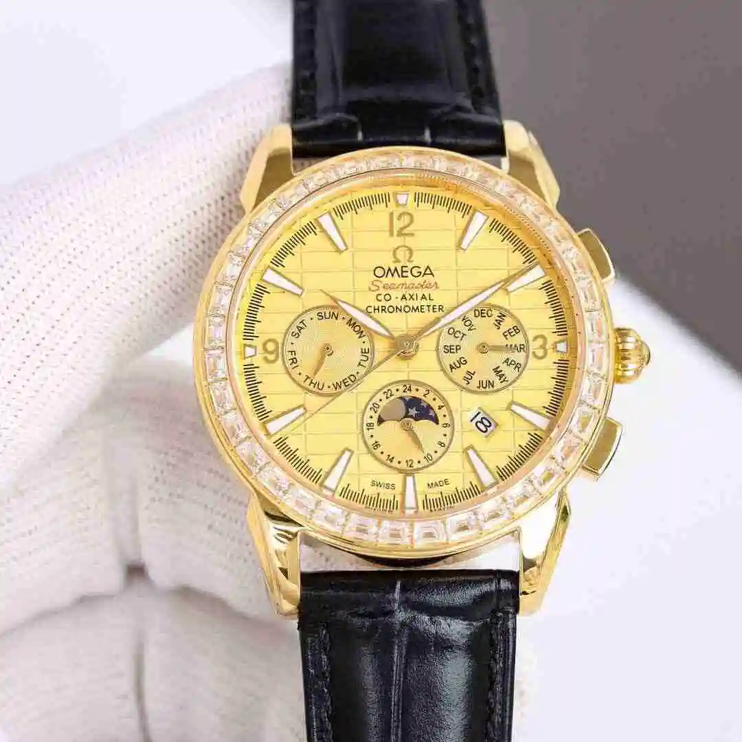 General Watches Omega Watch Men's Watch Paired with Original Fully Automatic Mechanical Movement Top Grade 316 Precision Steel Case with Mineral Super Strong Mirror Diameter 40mm KK view 6
