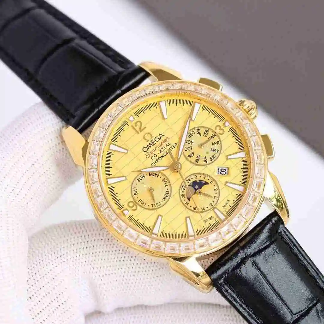 General Watches Omega Watch Men's Watch Paired with Original Fully Automatic Mechanical Movement Top Grade 316 Precision Steel Case with Mineral Super Strong Mirror Diameter 40mm KK view 7