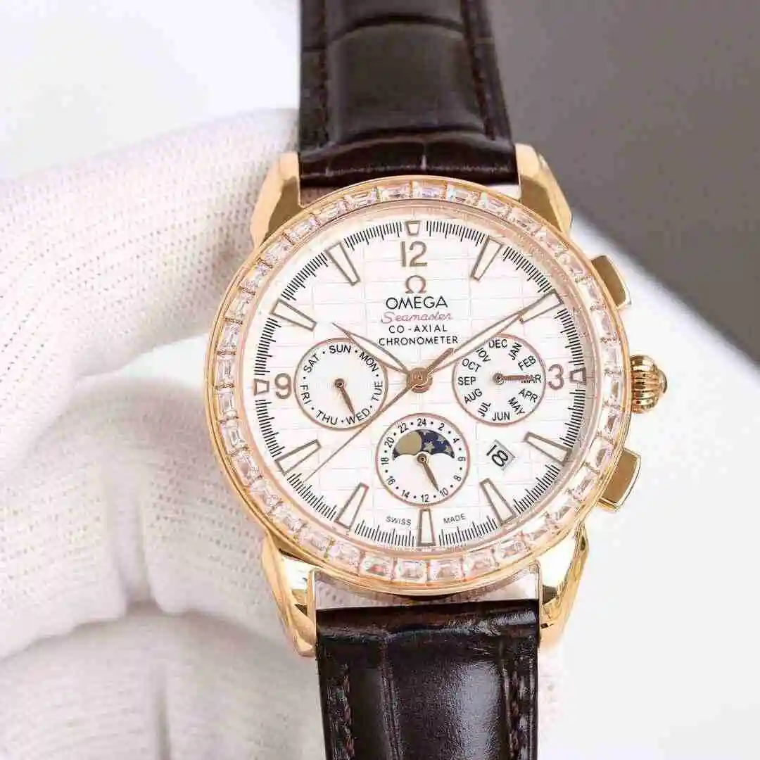 General Watches Omega Watch Men's Watch Paired with Original Fully Automatic Mechanical Movement Top Grade 316 Precision Steel Case with Mineral Super Strong Mirror Diameter 40mm KK view 8
