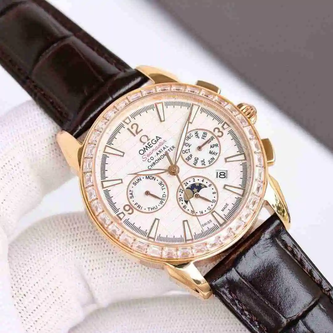 General Watches Omega Watch Men's Watch Paired with Original Fully Automatic Mechanical Movement Top Grade 316 Precision Steel Case with Mineral Super Strong Mirror Diameter 40mm KK view 9