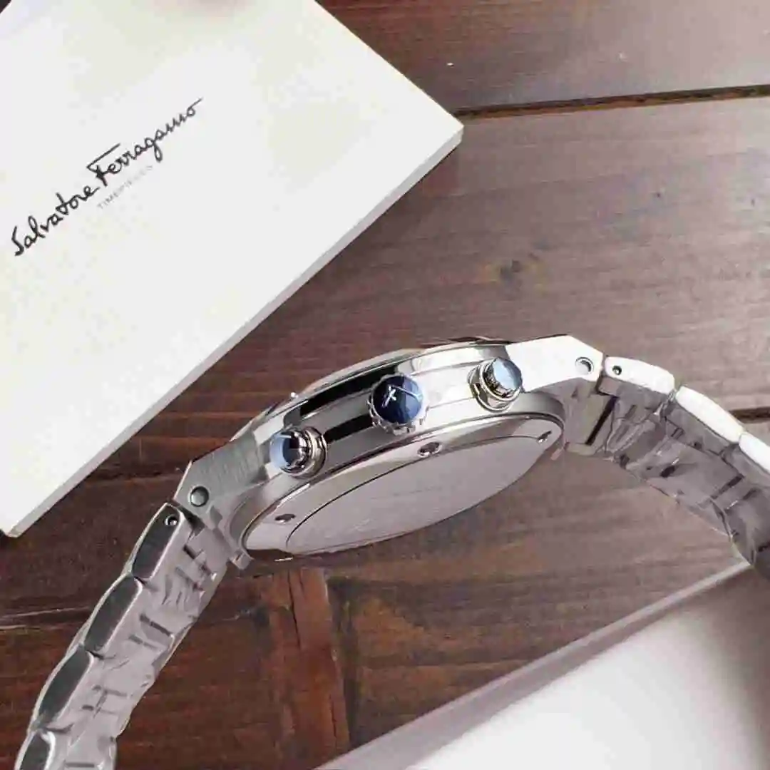General Watches Ferragamo Watch Men's Watch Paired with Original Fully Automatic Mechanical Movement Top Grade 316 Precision Steel Case Case with Mineral Super Strong Mirror Diameter 41mm KK09800 2 view 6