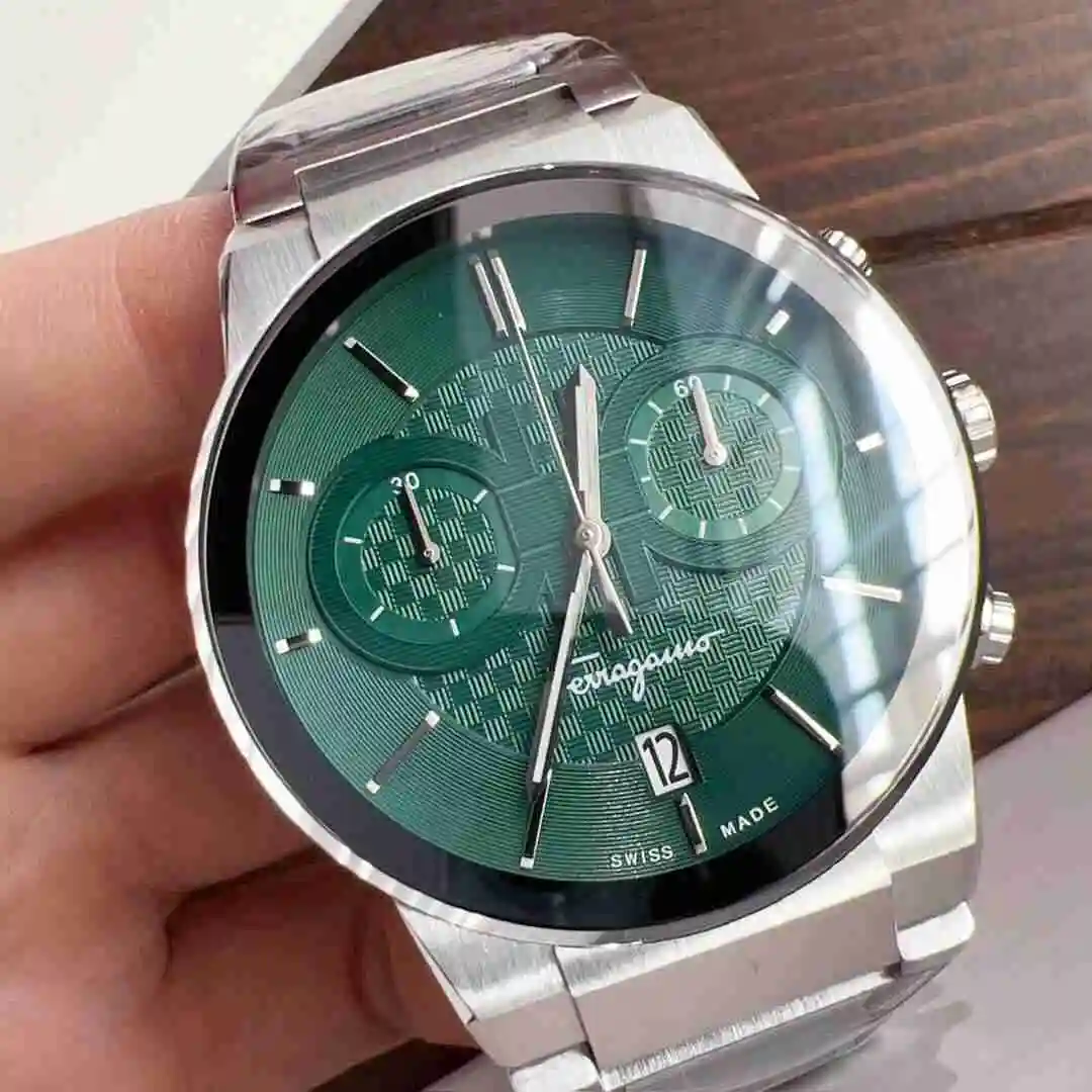 General Watches Ferragamo Watch Men's Watch Paired with Original Fully Automatic Mechanical Movement Top Grade 316 Precision Steel Case Case with Mineral Super Strong Mirror Diameter 41mm KK09800 2 view 7