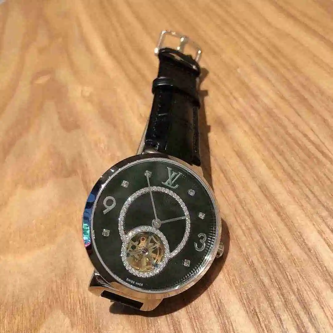 General Watches LV watch for men with original fully automatic mechanical movement, top grade 316 precision steel case with mineral super strong mirror diameter 41mm KK03250 view 4