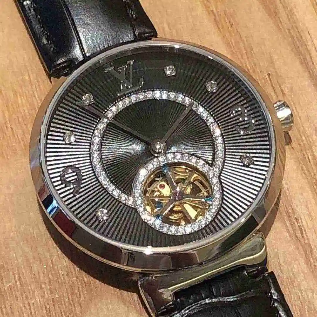 General Watches LV watch for men with original fully automatic mechanical movement, top grade 316 precision steel case with mineral super strong mirror diameter 41mm KK03250 view 5
