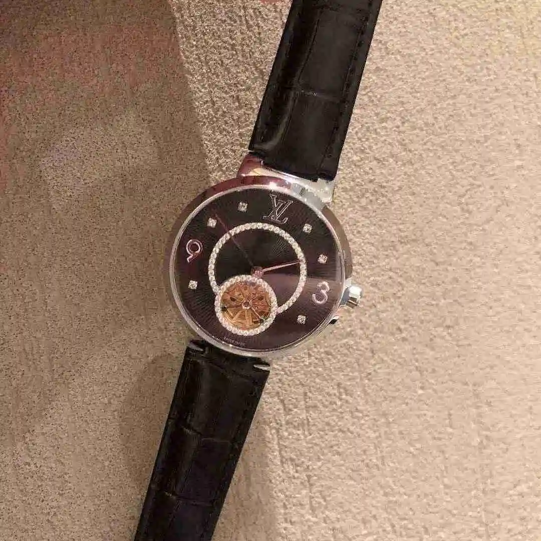 General Watches LV watch for men with original fully automatic mechanical movement, top grade 316 precision steel case with mineral super strong mirror diameter 41mm KK03250 view 8