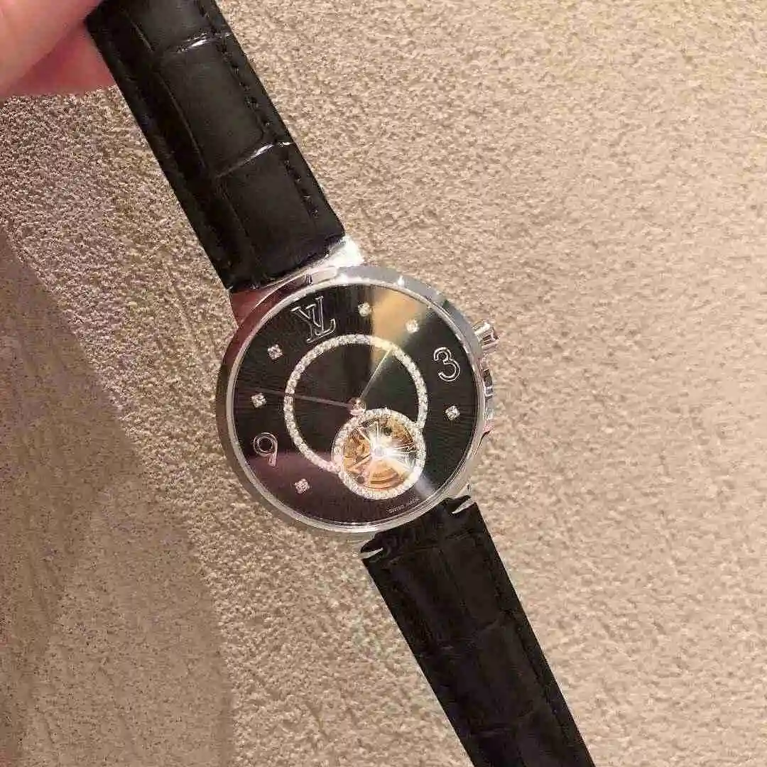 General Watches LV watch for men with original fully automatic mechanical movement, top grade 316 precision steel case with mineral super strong mirror diameter 41mm KK03250 view 9