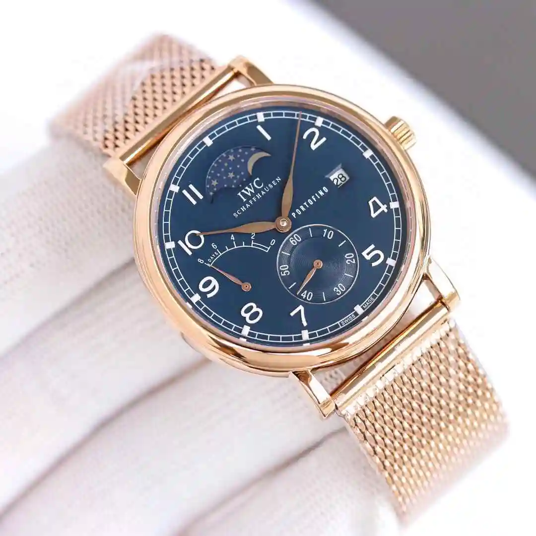 General Watches IWC Wanguo Watch Men's Watch Paired with Original Fully Automatic Mechanical Movement Top Grade 316 Precision Steel Case with Mineral Super Strong Mirror Diameter 40mm KK012500 view 6