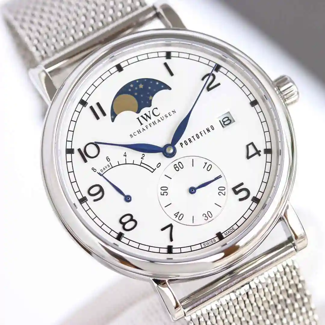 General Watches IWC Wanguo Watch Men's Watch Paired with Original Fully Automatic Mechanical Movement Top Grade 316 Precision Steel Case with Mineral Super Strong Mirror Diameter 40mm KK012500 view 7