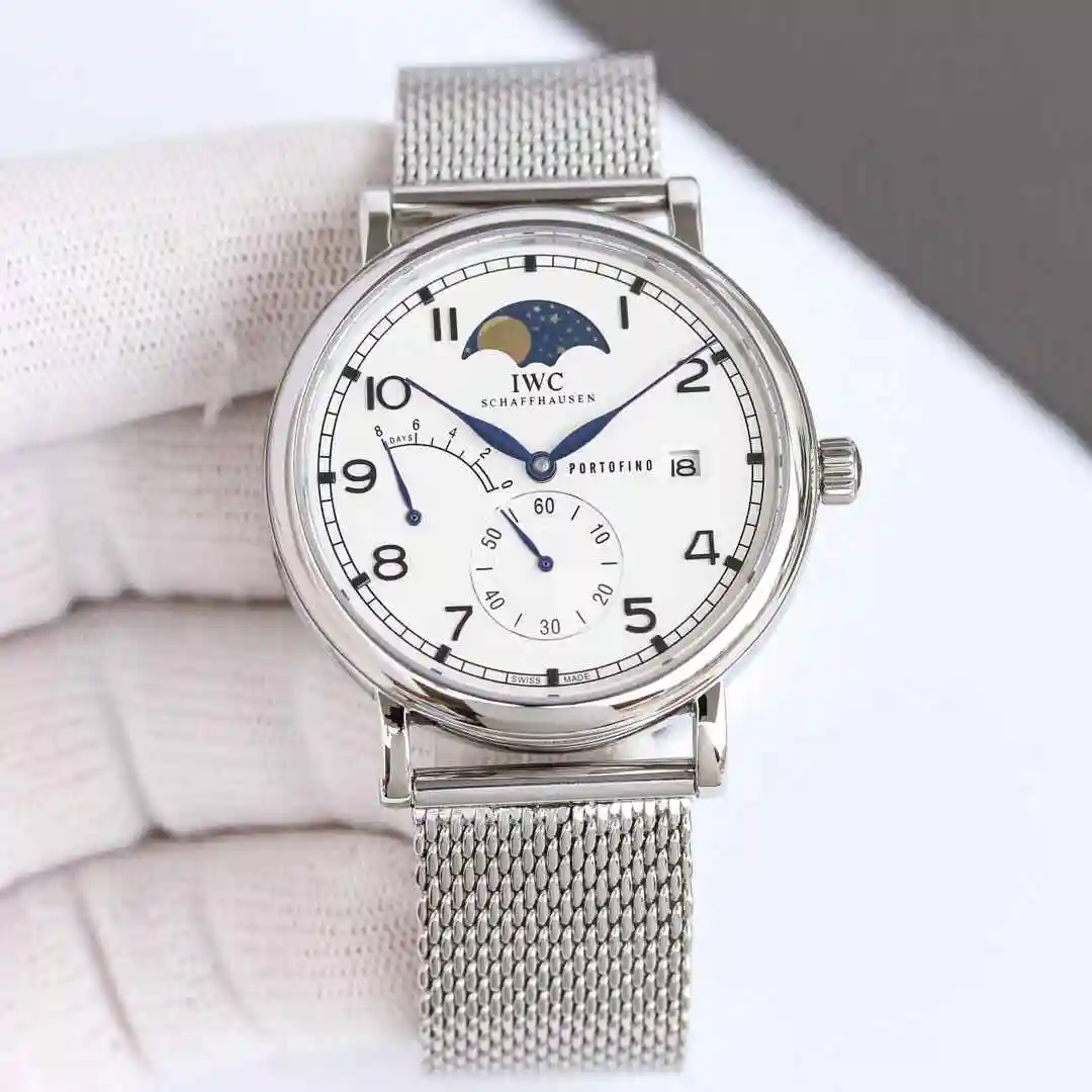 General Watches IWC Wanguo Watch Men's Watch Paired with Original Fully Automatic Mechanical Movement Top Grade 316 Precision Steel Case with Mineral Super Strong Mirror Diameter 40mm KK012500 view 8