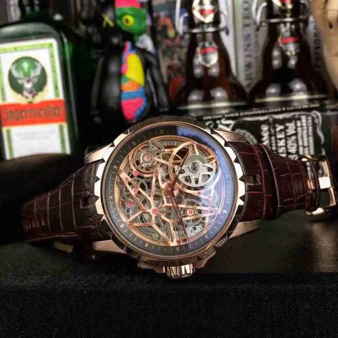 General Watches Roger Duby White 450 Rose Black 470 Watch view 4