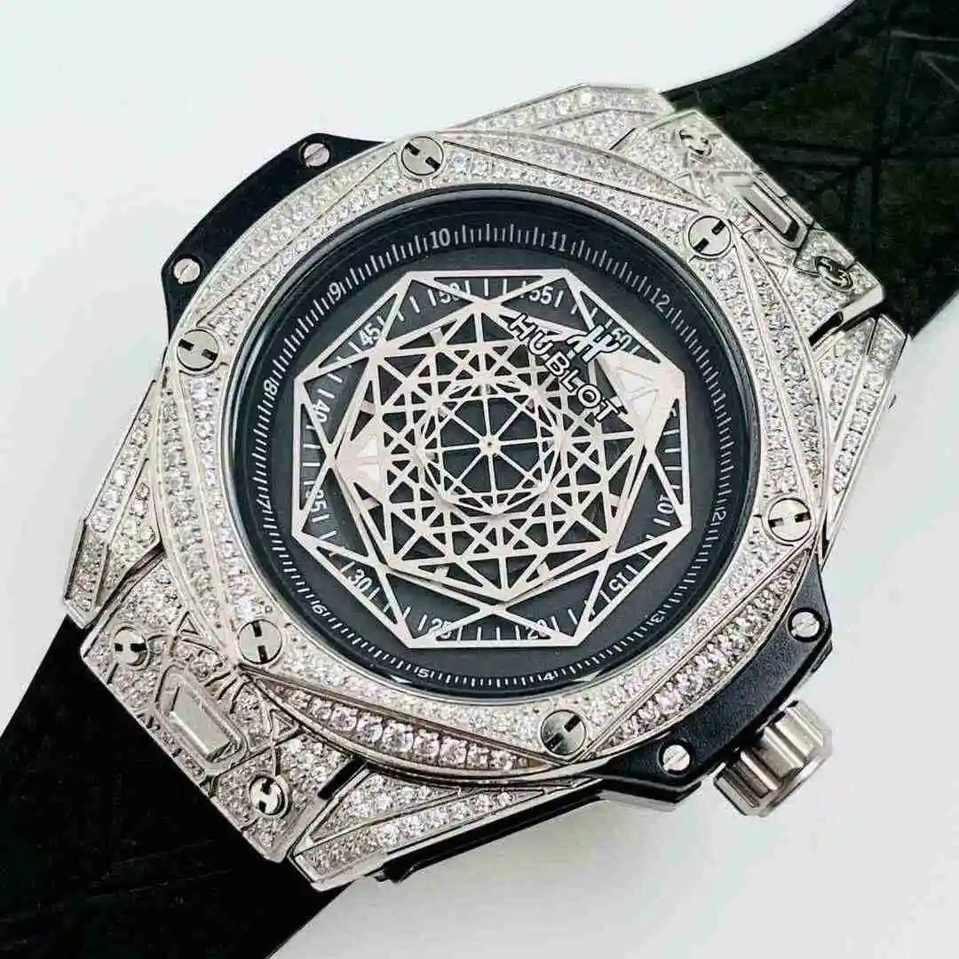 General Watches HUBLOT UBO Watch Men's Watch Paired with Original Fully Automatic Mechanical Movement Top Grade 316 Precision Steel Case with Mineral Super Strong Mirror Diameter 42mm KK06250 view 7