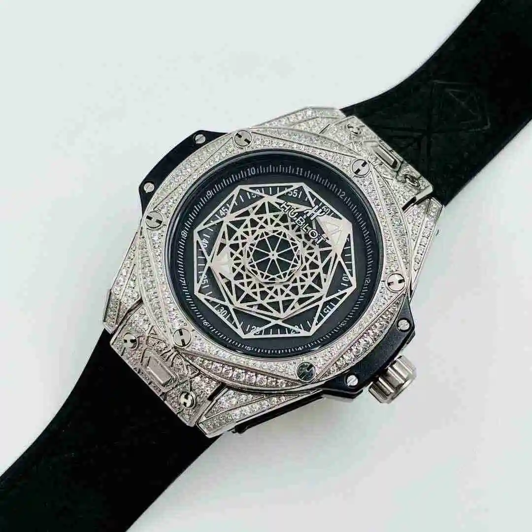 General Watches HUBLOT UBO Watch Men's Watch Paired with Original Fully Automatic Mechanical Movement Top Grade 316 Precision Steel Case with Mineral Super Strong Mirror Diameter 42mm KK06250 view 8